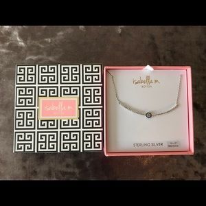 NIB Isabella M. Boston Evil Eye Bar Necklace